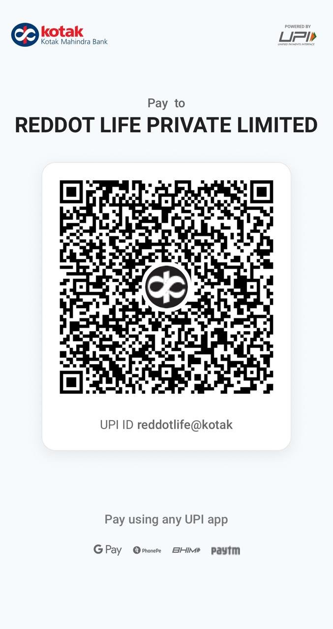 UPI QR Code — reddotlife@kotak